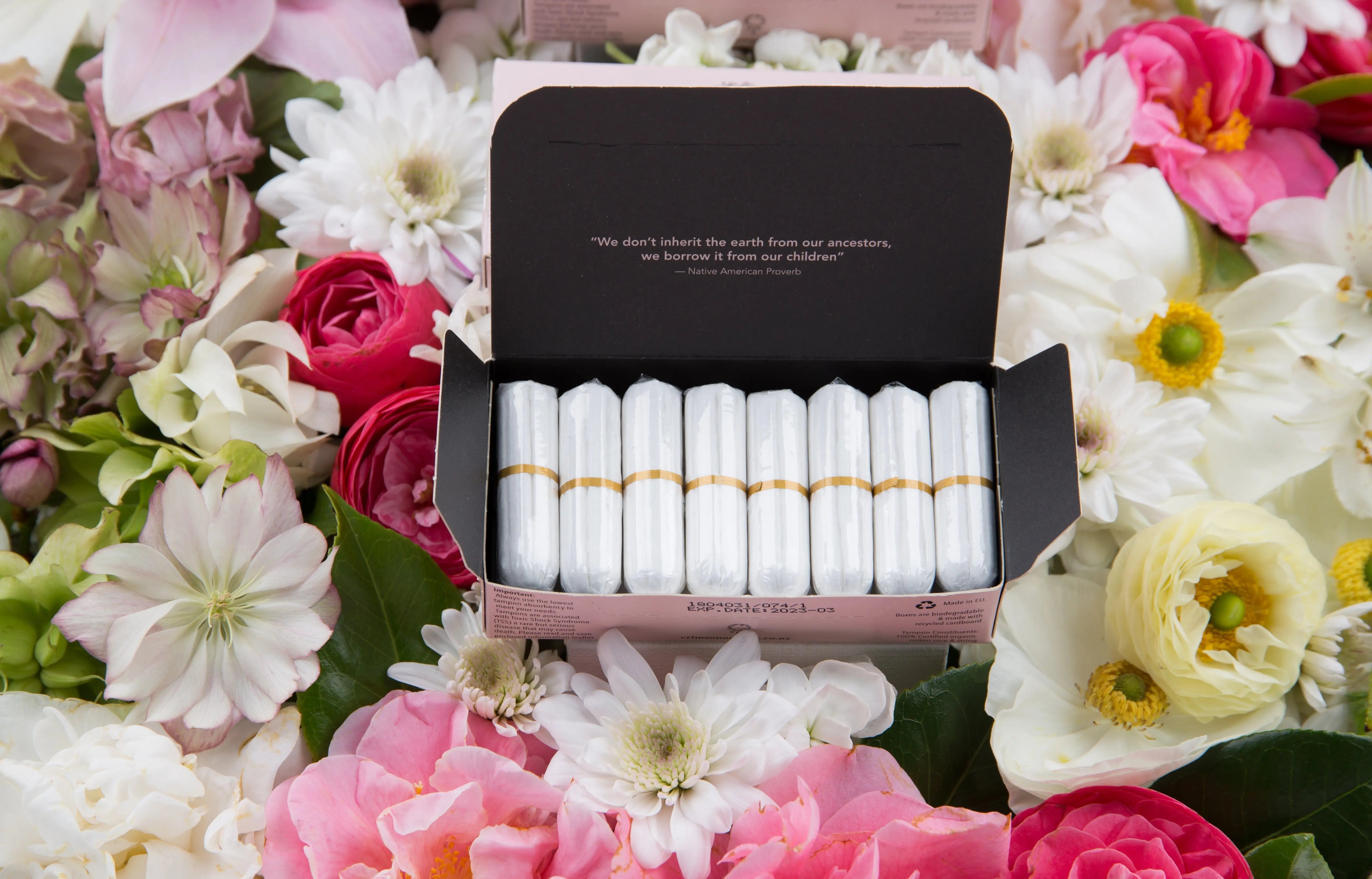 Regular Flow Organic Tampon Bundle - Eco-Friendly Options – Crimson