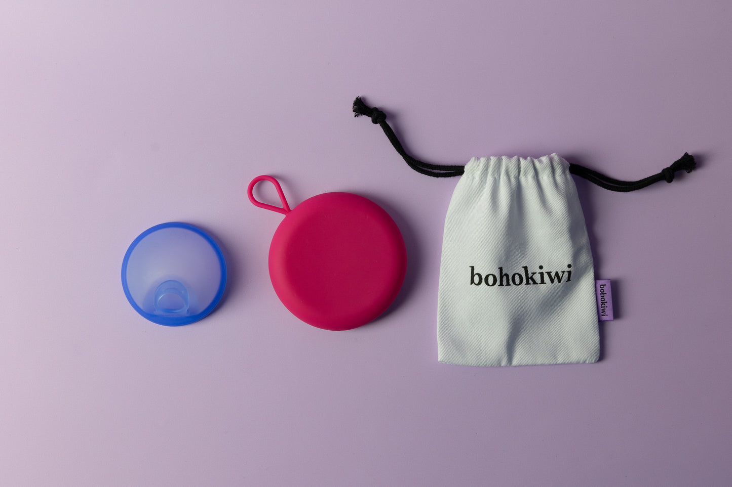 bohokiwi® Menstrual Disc & Round Disc Carrier Case Set