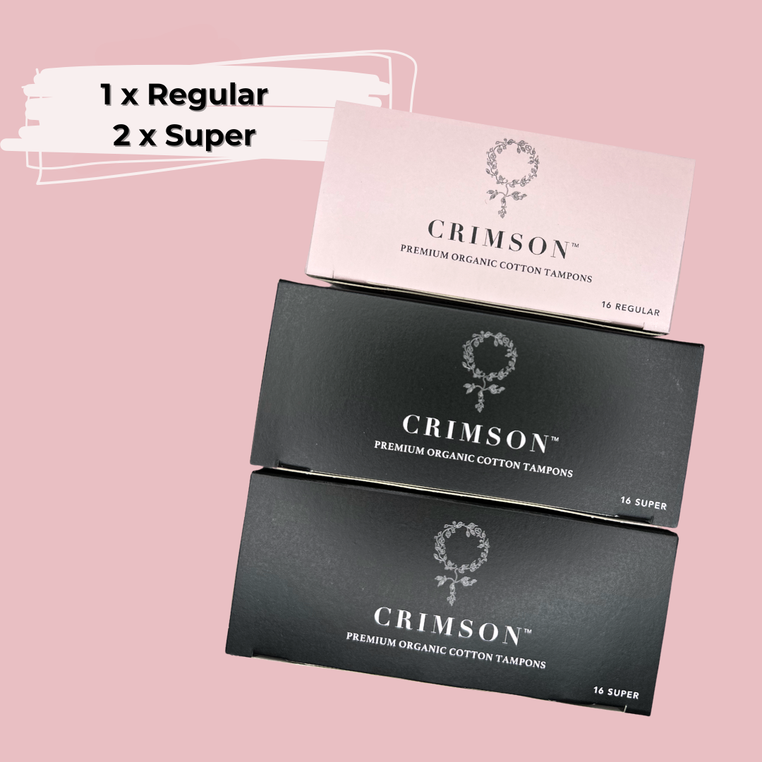 Medium Flow Bundle – 2 x regular and 1 x super