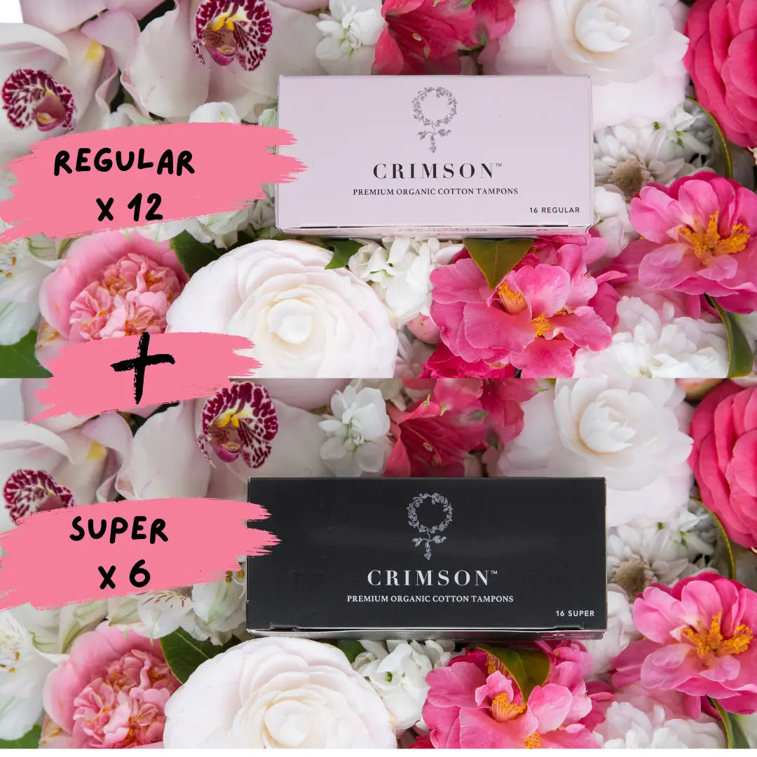 Medium Flow Bundle -12 Month Supply Crimson
