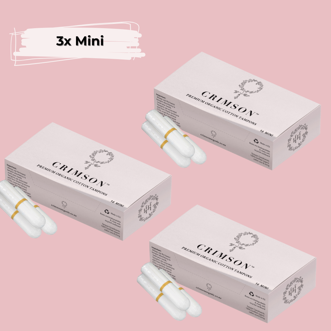 Lightest flow -  3 boxes of Mini Tampons