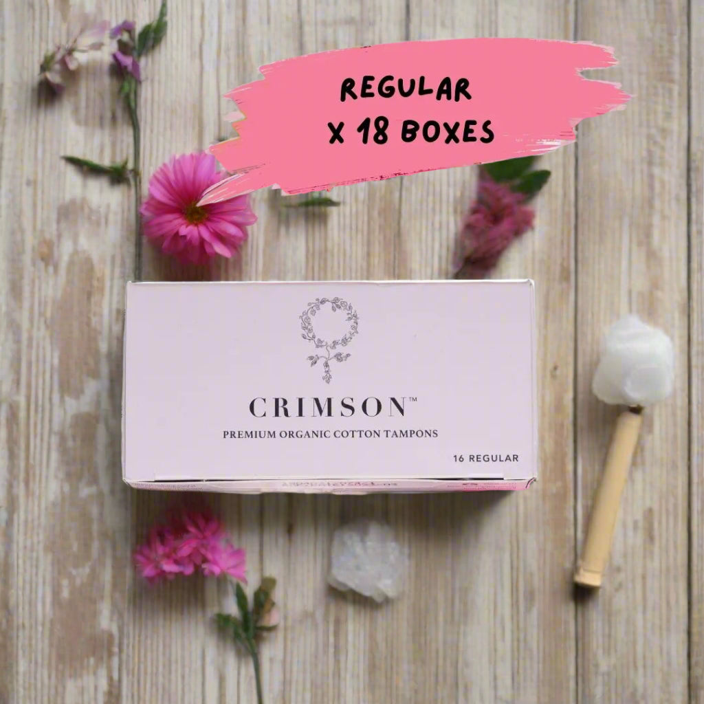 Regular Tampons - 12 Month Supply Crimson