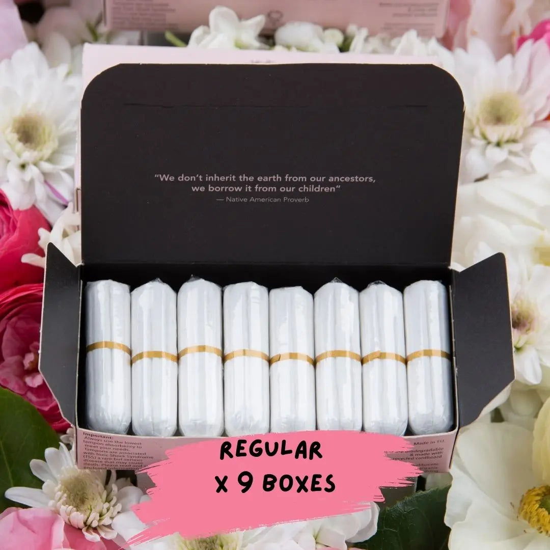 Regular Tampons - 6 Month Supply Crimson