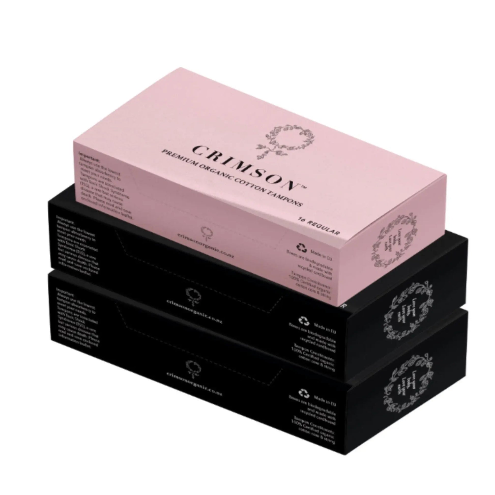 Heavy Flow Bundle  – 2 Month Supply - 2 x super and 1 x regular Crimson