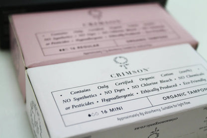 Regular Tampons - 6 Month Supply Crimson