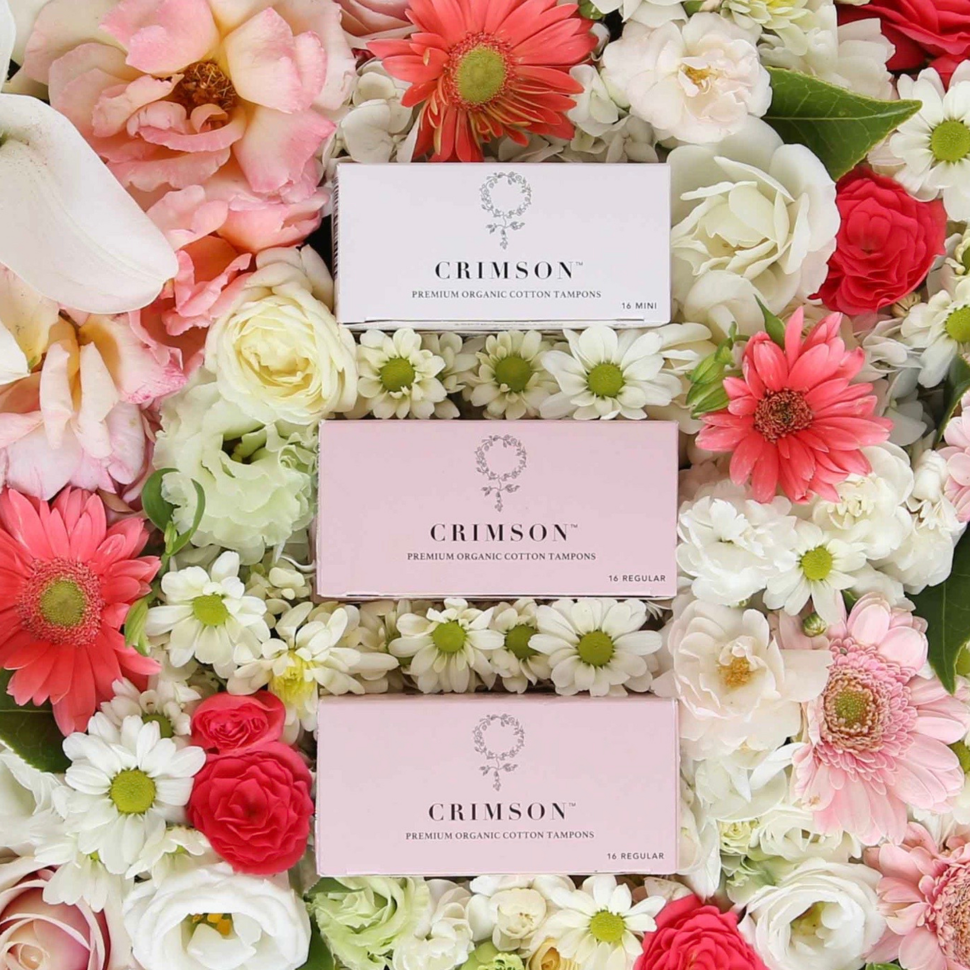 Light Flow Bundle - 3 month supply - 2 x regular and 1 x mini Crimson