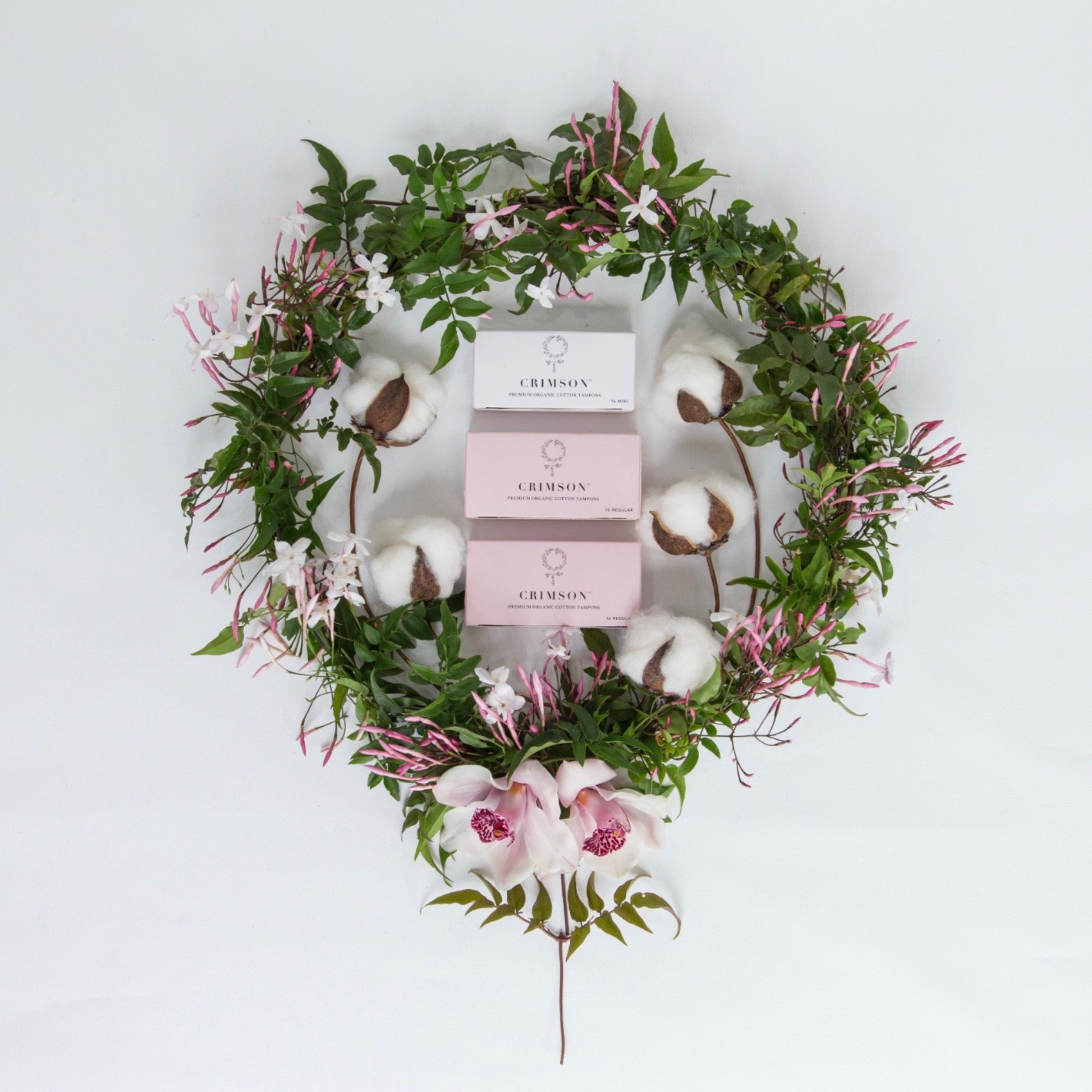 Light Flow Bundle - 3 month supply - 2 x regular and 1 x mini Crimson